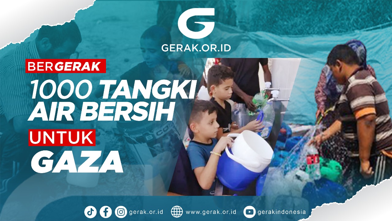 air bersih untuk gaza